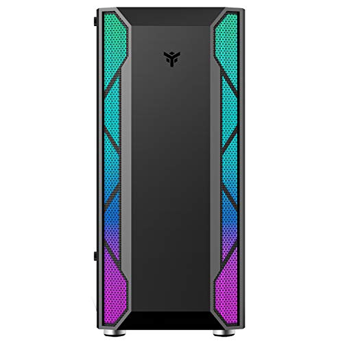 Case VERTIBRA X210 - Gaming Middle Tower, 12cm ARGB fan, 2xUSB3, Side Panel Temp Glass - Case PC - Immagine 2
