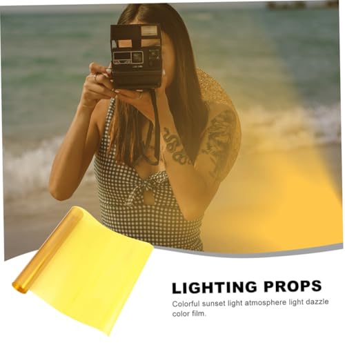 Filtro de color amarillo de mezcla para efectos de iluminación BESPORTBLE 4