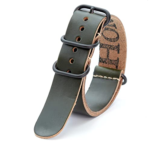 [�N���m���[���h] �r���v ���v �x���g �o���h Horween Chromexcel�yNATO�z �z�[�E�B�� �N�����G�N�Z�� NATO (20mm, �t�H���X�g)