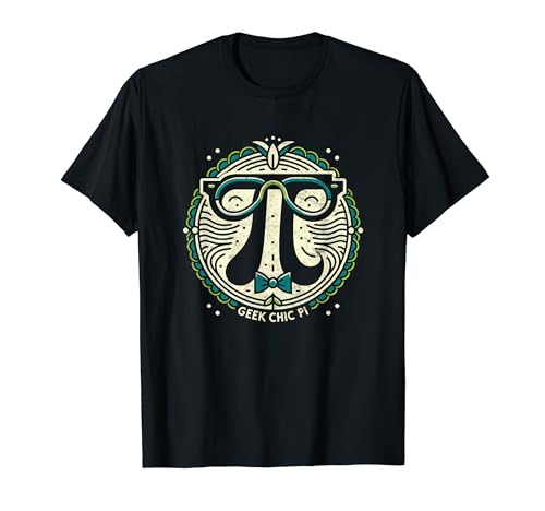 Pi Day Geek Chic Pi Rétro Amusant Math Teacher Nouveauté T-Shirt