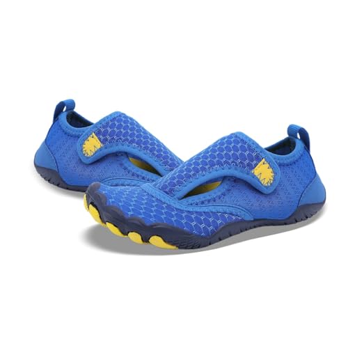 Boys Sneakers for Active Sports Outdoor Casual Breathable Comfortable Slip-On Walking Shoes for Ages 6-16
