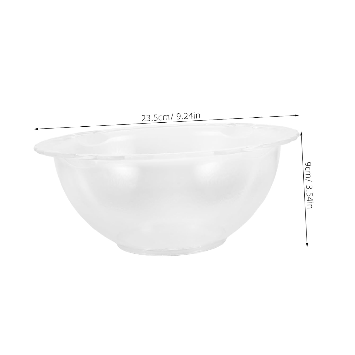 Plastic Facial Wash Basin for Skincare and Mask Application
