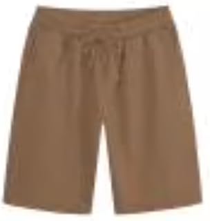 Summer Sweat Shorts for Men Lightweight Elastic Drawstring Athletic Casual Basic Plain Running (Khaki,XX-Large)