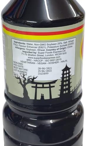 Chinese Superior Light Soy Sauce (1 x 1 ltr) by Super Foods Express