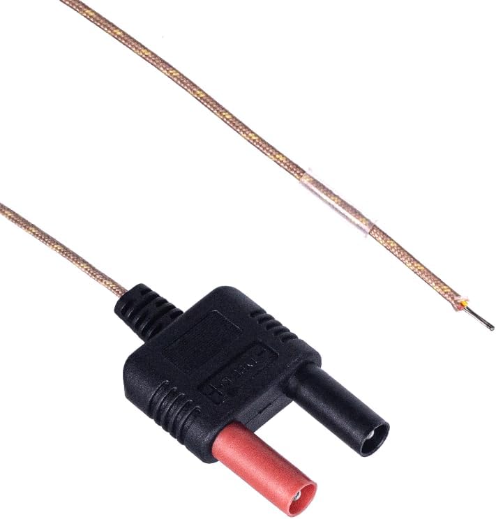 K-Type Thermocouple Probe, Thermocouple Sensor Replacement Probe for Clamp Gauges, Fluke F17B+ F116C F87-V F28LL F189 F289 F179 F287 Multimeter