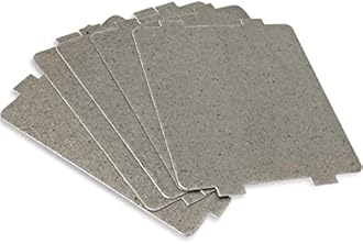 5 Pcs Microwave Oven Parts Waveguide Cover Universal Mica Sheet Microwave Oven Repairing Part for Kitchen Home Office Restaurant (4 Inch X 4.7 Inch)