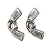 BolznWiz 20PCS 3/8-16 Wing Nuts, Stainless Steel 18-8 (304), Butterfly Nut for Industrial & Home Use