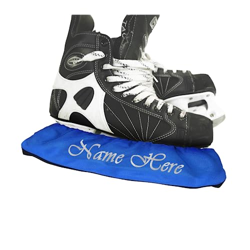 Dinikally Personalized Ice Skate Blade Covers, Hockey Skates,Figure Skates Guards with Name