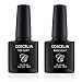Coscelia UV/LED Soak Off Gel Nail Polish Top Coat and Base Coat Nail Art Set - 10ml Each