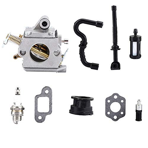 Carburateur MS170 MS180 réparation fuite essence et calage