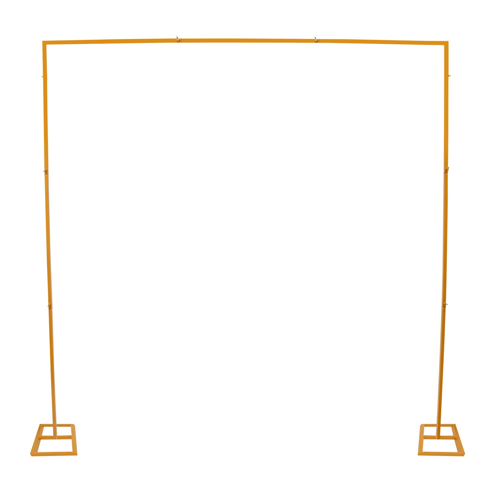 Hochzeitsbogen 2.4 * 2.4m Traubogen 5kg Tragfähigkeit Ballonbogen für Gärten, Fotostudio-Hintergründe, Hochzeiten, Geburtstagsfeiern, Jubiläen (Gold)
