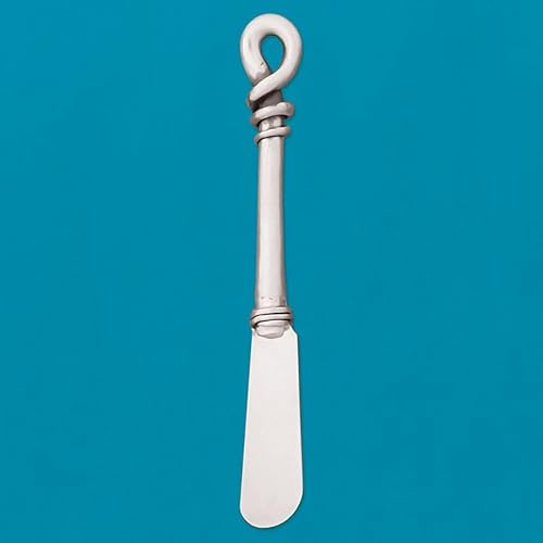 Miniatura 2 de Basic Spirit Cuchillo esparcidor de mantequilla, rústico (satélite), utensilios de cocina de paté de queso suave, regalo decorativo para el hogar