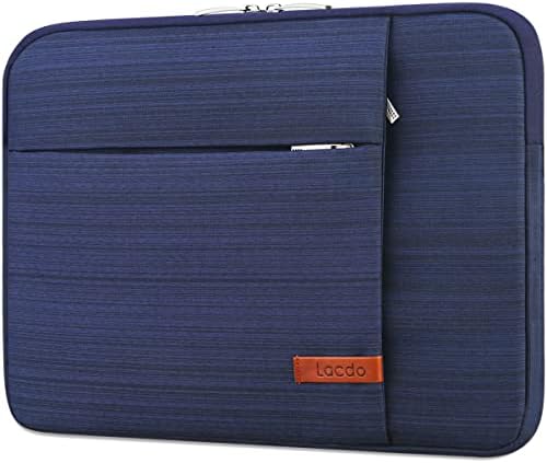 Lacdo 14 inch Laptop Sleeve Case Computer Bag for ASUS Lenovo HP Acer Dell Samsung Chromebook 14, ASUS Vivobook/Zenbook 14, Lenovo IdeaPad/ThinkPad 14, Dell Inspiron 14, Acer Spin 3/Swift 14, Blue