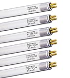 Accway 6pack F21T5/841 34 inch Cool White Fluorescent Light Bulb, 21Watt 4100K Neutral White Light T5 Type Tube, High Brightness 1780 Lumen