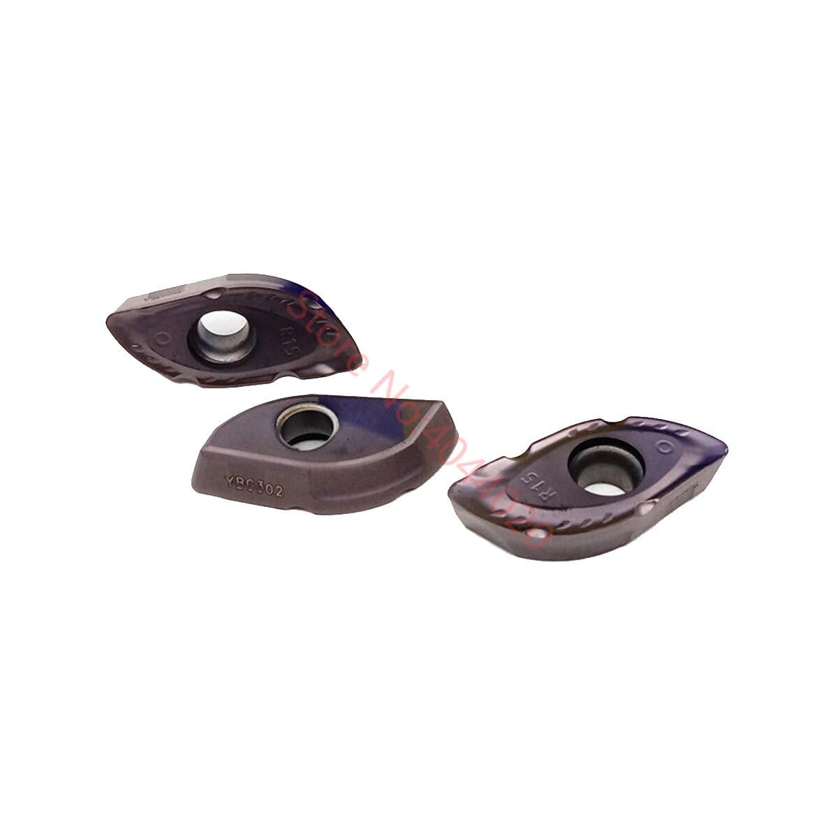Tool Part for ZCC.CT XPHT16R0803-GM XPHT20R10T3-GM XPHT25R1204-GM XPHT30R1506-GM XPHT32R1606-GM YBG302 Inserts 10PCS - (Angle: XPHT30R1506-GM/Color: YBG302)