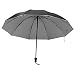 Produktbild Taschen-Regenschirm / Taschenschirm / innen silber / Aussenfarbe: schwarz