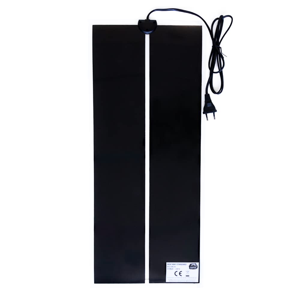 Terra Exotica Terrarium Heizmatte Standard - 5W, 7W, 14W, 20W, 28W, 35W, 45W - Wärmematte fü Terrarien (35 Watt - 65 x 28 cm)
