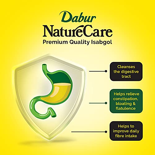 Dabur Nature Care Isabgol - 375g | Provides Effective Relief from Constipation | Promotes Bowel Health | Boost Gut Health | Non Habit Forming | 100% Ayurvedic - Image 4