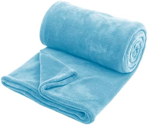 Hafaa Fleece Blanket Sofa Bed Throw Blanket | Fluffy and Warm Throws for Sofas Large (Purple, Throw/Single)
