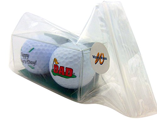 Westman Works Fathers Day Golf Ball Novelty Gift Pack For #1 Dad Golfer, Set Of 2 #TOP5
