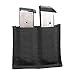 Stealth Velcro Double Clip Pouch Magazine Holder Gun Safe Accessory (1)