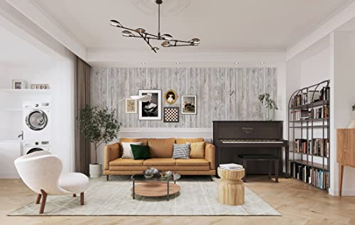 Heroad Contact Paper Peel and Stick Wallpaper Wood Grain Contact Paper for Cabinets Countertop Waterproof Removable Wallpaper Self Adhesive Decorative Shiplap Papel Tapiz para Pared 17.7''x78.7''