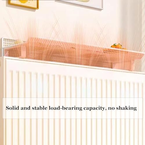 Étagère de radiateur en fer flottante pour organisation intérieure - 6