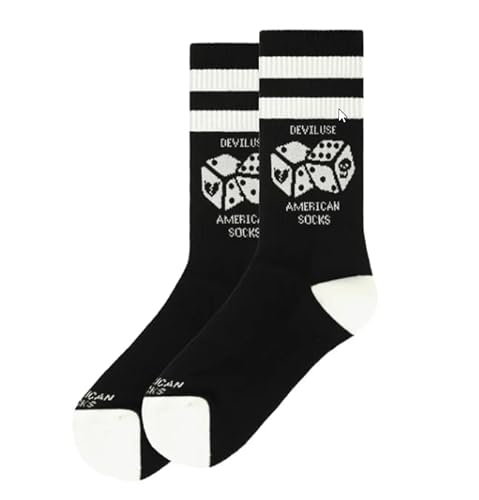 American Socks Calcetines A Media Pierna Good Luck | Calcetines Deporte Talla única de 36 a 46 EU | Calcetines Divertidos Vegan Friendly | Calcetines Estampados, Material Antibacteriano | Happy Socks