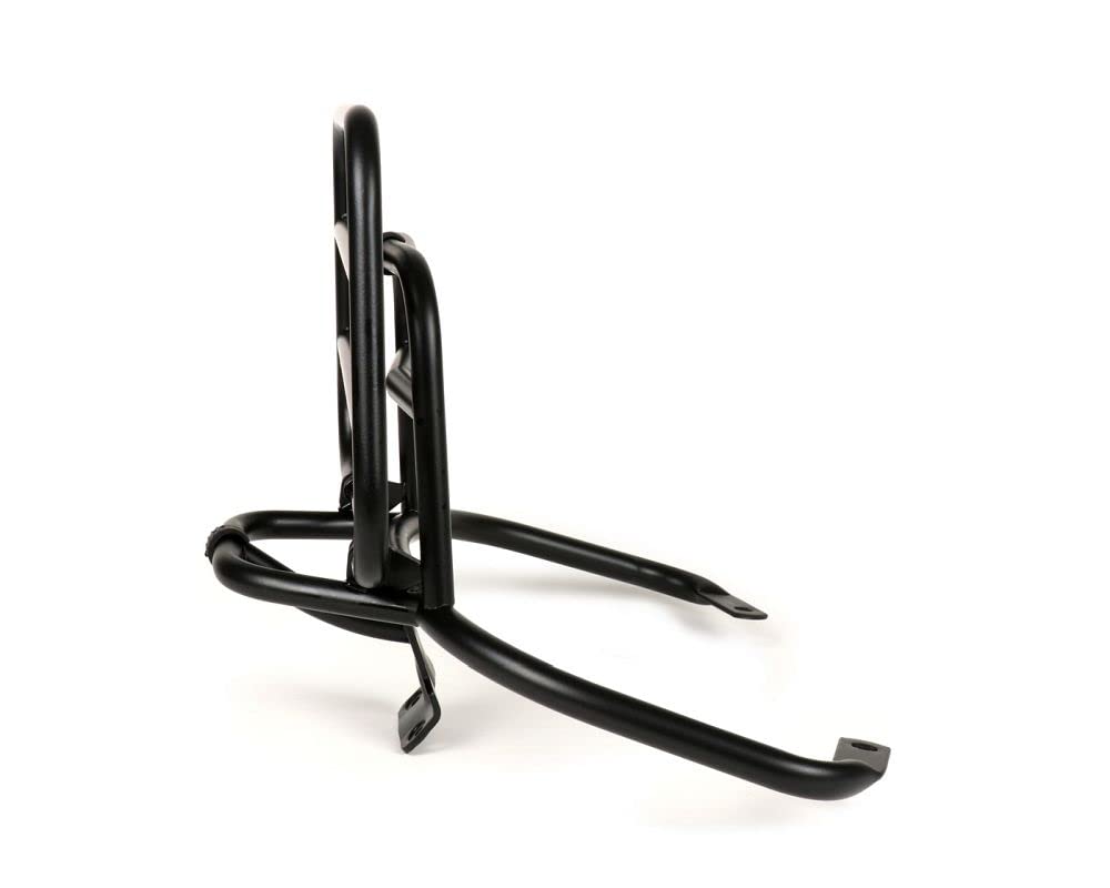 MOTO NOSTRA Gepäckträger klappbar hinten schwarz kompatibel Vespa LX50 LX125 LX150 LXV50 LXV125 S50 S125 S150