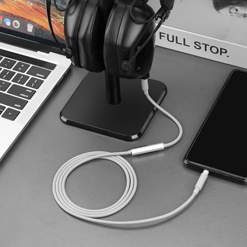 GEEKRIA 3.5mm Audio Cable with Mic Compatible with V-Moda Crossfade 3, LP, LP2, M-200, M-100, M-80, V-80, Replacement Stereo Cord with Inline Microphone and Volume Control (4ft / 1.2m) by GEEKRIA - Used condition - Image 6