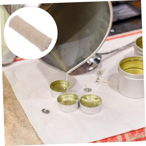 Mechas de algodón para hacer velas DIY forma rollo miniatura 7