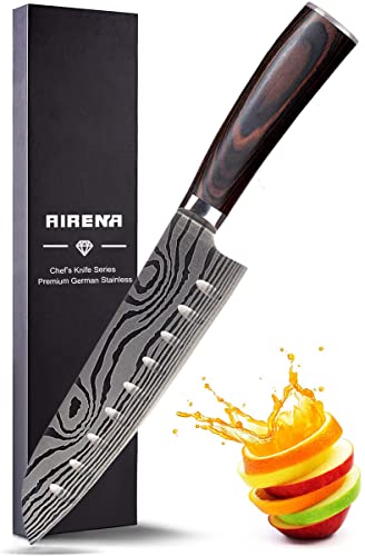 Japoniškas Santoku peilis, 7 colių virtuvės peiliai...