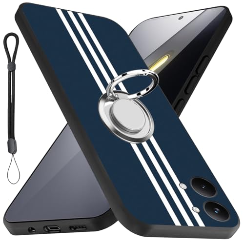 For Xiaomi Poco X8 Pro Max 5G �P�[�X �����O �ϏՌ� TPU �w��h�~ �V���R�� �ԍڃz���_�[�Ή� 360°��] �X�g���b�v�z�[���t������~�� �����h�~ �S�ʕی�J�o�[�i�u���[�j