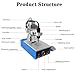 HNBYLMM Ultrasonic Spot Welder, Pneumatic Type Ultrasonic Spot Welding, Desktop Welding Machine, Plastic Welding Machine with Electronic Pedal for Non-Woven Fabrics, Nylon Fabrics