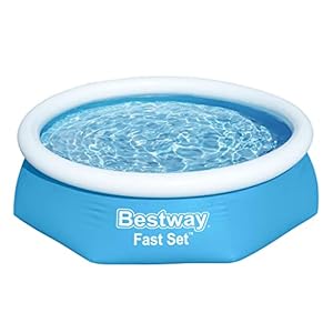 Bestway Fast Set Opzetzwembad zonder pomp Ø 244 x 61 cm, blauw, rond