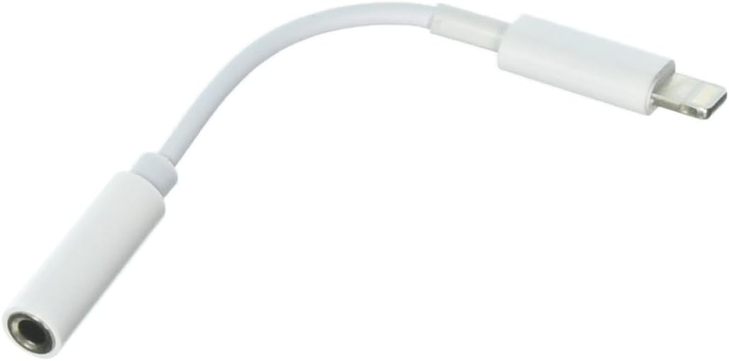 2 Pack Headphone Jack Adapter,Jiaygan Lightning Connecter to 3.5mm Audio Jack Earphone Extender Jack Stereo for iPhone 8/8 Plus/iPhone X/iPhone 7/7 Plus Suitable for iPhone iOS 10.2 (White)