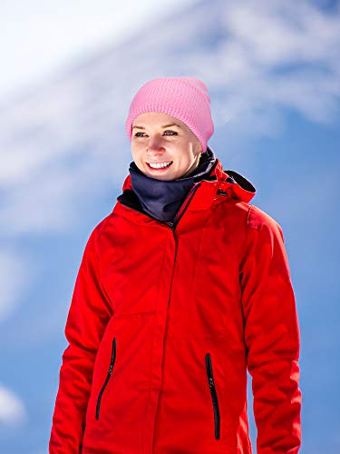 Satinior 2-Hole Knitted Full Face Cover Ski Neck Gaiter, Winter Balaclava Warm Knit Beanie For Outdoor Sports #TOP1