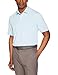 Amazon Essentials Men's Regular-Fit Quick-Dry Golf Polo Shirt - Discontinued Colors, Light Blue, Large