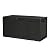 Trygoal 100 Gallon Storage Box, Waterproof Resin Deck Box with Hydraulic Piston Design, Lockable Storage Bench for Package Delivery, Storage Bin for Patio Cushions, Garden Tools, Black
