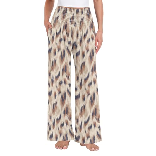 Pantalon large taille haute décontracté pour vos sorties d'été