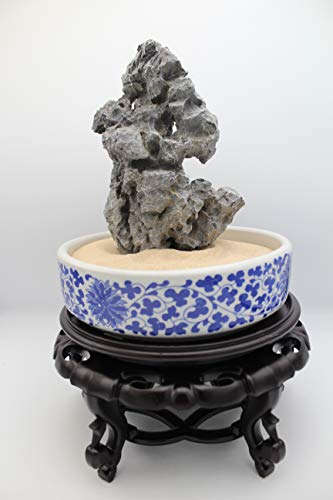Eastmeetswest 6.25" Round Chinese Durable Heavy Duty Plastic Fish Bowl Jar Pot Base Vase Stand Display Tall #TOP4