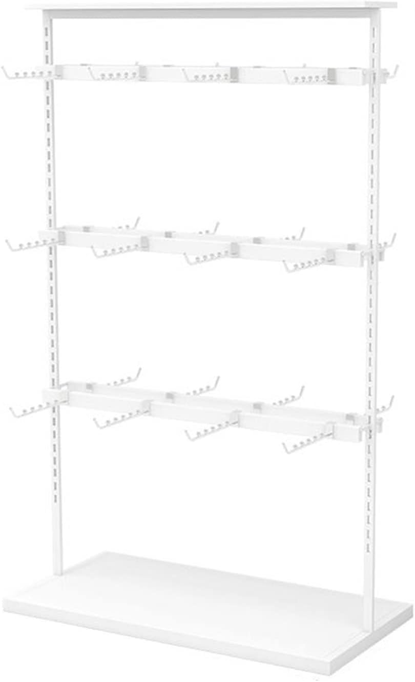 Clothing Store Commercial Shelves, Underwear Rack, Retail Display Stand, Multifunctional Socks Slippers Shorts and Swimwear Jewelery Storage Hanger, Boutique Organizer (Color : Gold, Size :