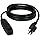 QVS PC3PX-15 3-Outlet, 3-Prong Power Extension Cord