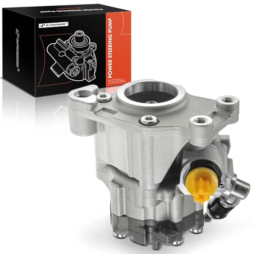 A-Premium Power Steering Pump Compatible with Audi S4 2004-2009, Allroad Quattro 2004-2005, V8 4.2L, Replace # 4Z7145156G, 4Z7145156E