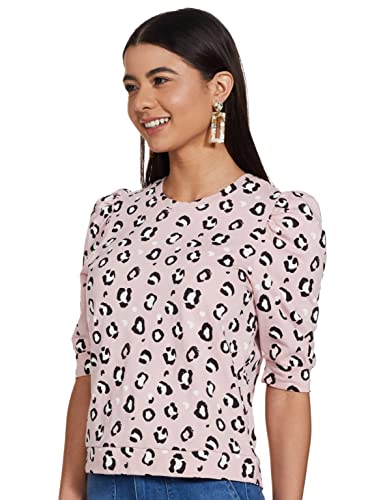 Image of Max Women's Printed Round Neck Sweatshirt with 3 /4 Sleeves