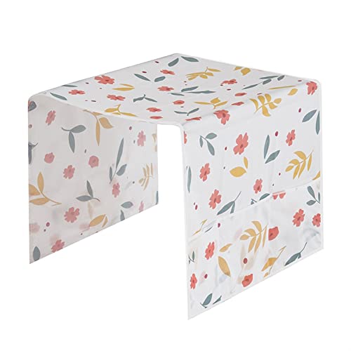ClearloveWL Couvercle De Tissu De Réfrigérateur Domestique Congélateur Top Sacs Suspendus avec Poche De Rangement pour Frigo Four À Micro-Ondes (Color : Floral) Cover