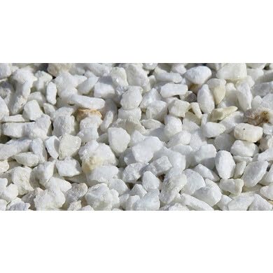 OOGarden - Gravier Blanc marbre concassé 6/13 mm en sac de 25kg
