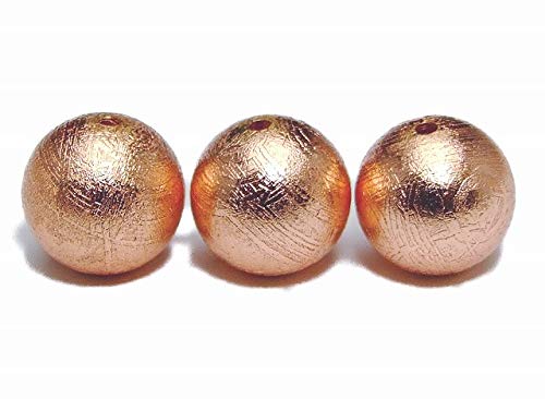 【hinryo】 5A 1粒売り 10mm ギベオン ピンクゴールド 天然石 パワーストーン b3-30858C