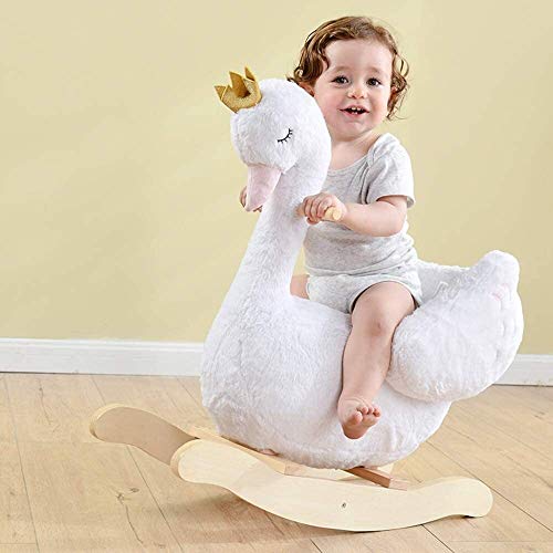 Schaukelpferd Plüsch Schaukeltier Pferd Baby-Schaukelpferd for 1-3 Jährige, Rocking Spielzeug for Kleinkind, Kind Rocker… – Bild 3