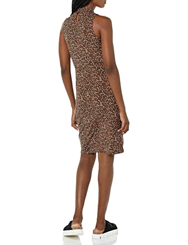 Image of Amazon Essentials Women's Sleeveless Faux Wrap Dress with Crossover Twist Neck